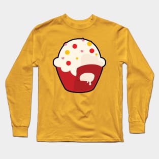 Cupcake Baking Bite Long Sleeve T-Shirt